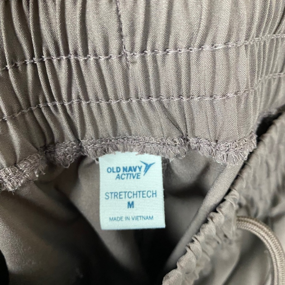 Old Navy StretchTech High Waisted Cargo Jogger Pants Women Medium Mythical Brown - Picture 5 of 11